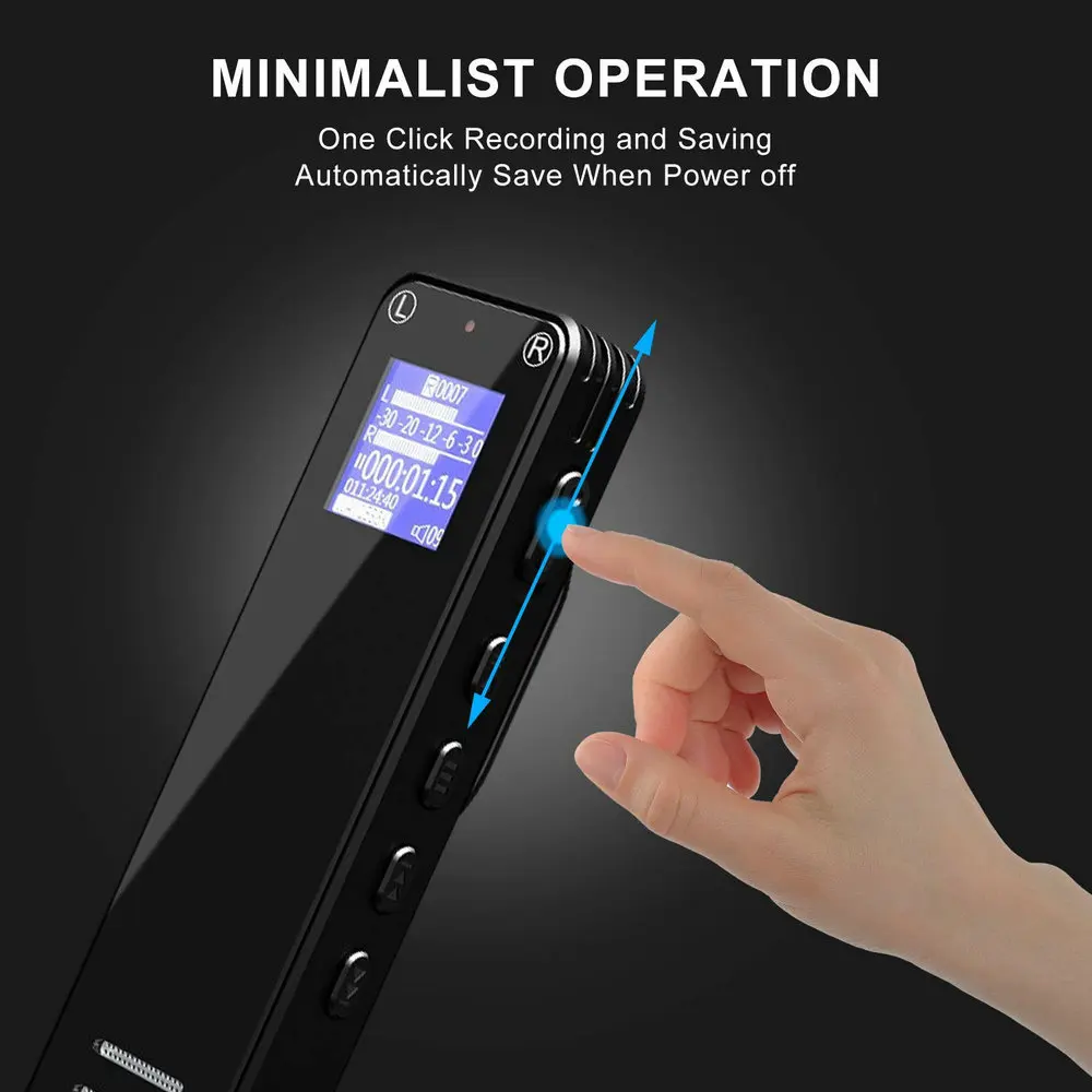 Telele V16 профессиональный аудио рекордер HIFI Звук Автоматическое сохранение