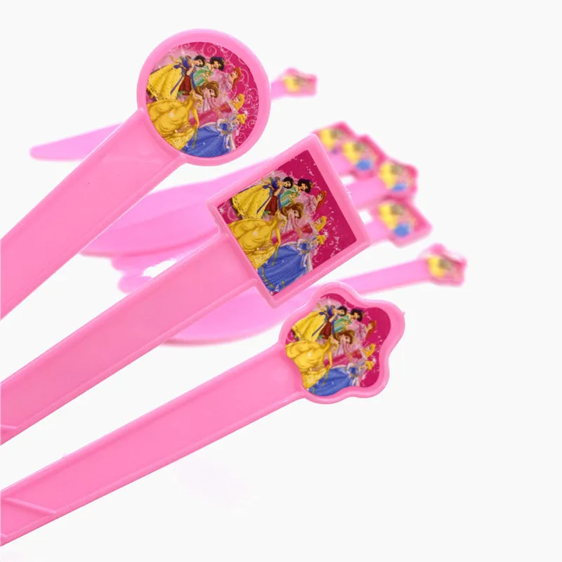 Белоснежная принцесса одноразовые вилки товары для дня рождения украшение