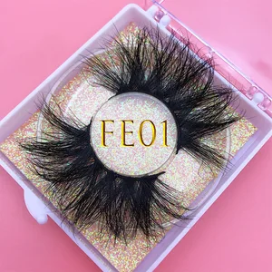 MIKIWI 25 мм 3 dнорковые ресницы квадратная коробка пользовательская упаковочная этикетка макияж Драматические Длинные норковые ресницы толстые Stirp перезаряжаемые 25 мм ресницы