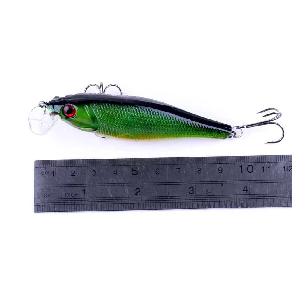 1 шт. рыболовные приманки для дайвинга кренкбейт воблер окунь пластиковая