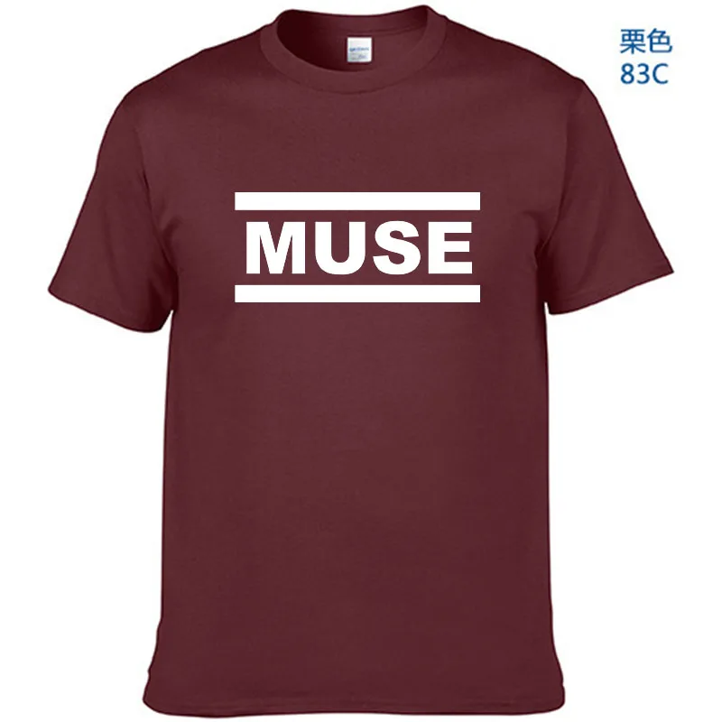 Мужские футболки Muse футболка muse летние хлопковые с коротким рукавом топы
