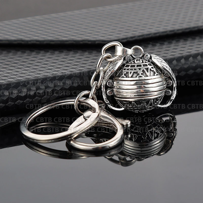 Ancient silver Любовь магия фото медальон клетка памяти плавающий медальон брелки Крылья Ангела флэш-бокс модный альбом коробка брелок для женщин - Цвет: Ancient silver