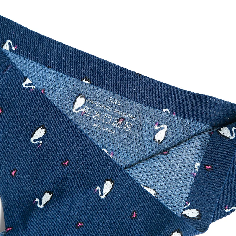 2 шт. сексуальные стринги с принтом бесшовные трусики женское нижнее белье низкой