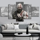 Игровые настенные постеры Kratos God Of War 4 ARPG 5 шт., картины на холсте с HD принтом, домашний декор, украшение для гостиной