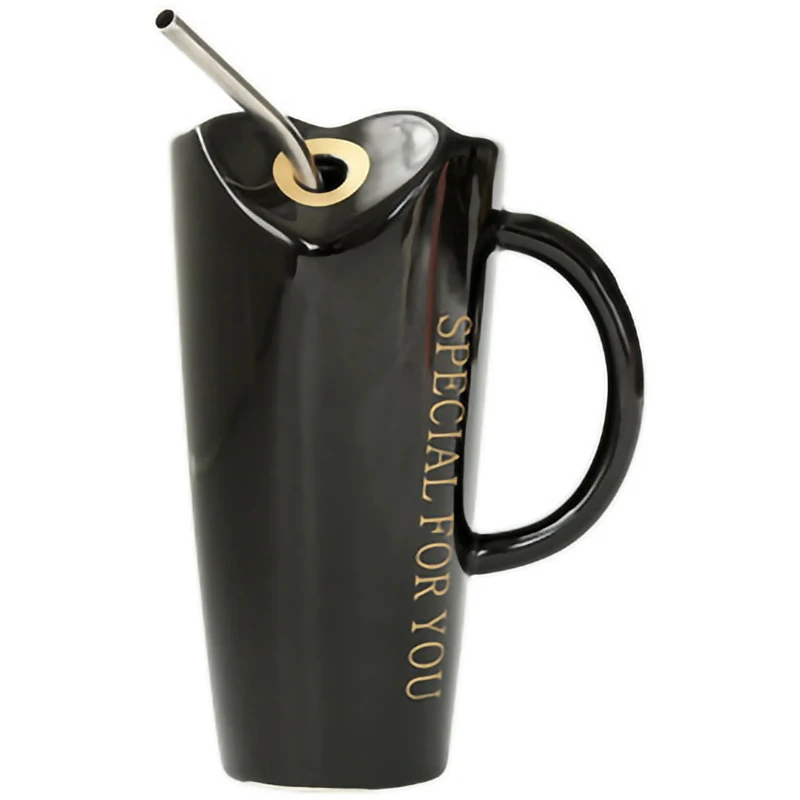 Новый керамический стакан с соломенной индивидуальностью кухня кофейная кружка