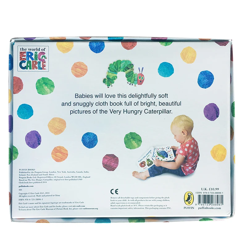 

Original Children Popular Education Books Eric Carle: The Very Hungry Caterpillar Cloth Book