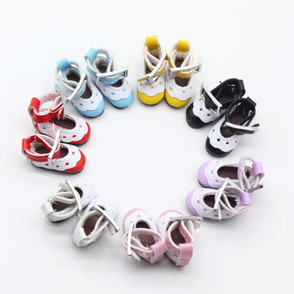 Обувь для куклы Blyth Licca Jb Pullip игрушечная обувь русской 7 цветов кружевная 2 8 BJD 1