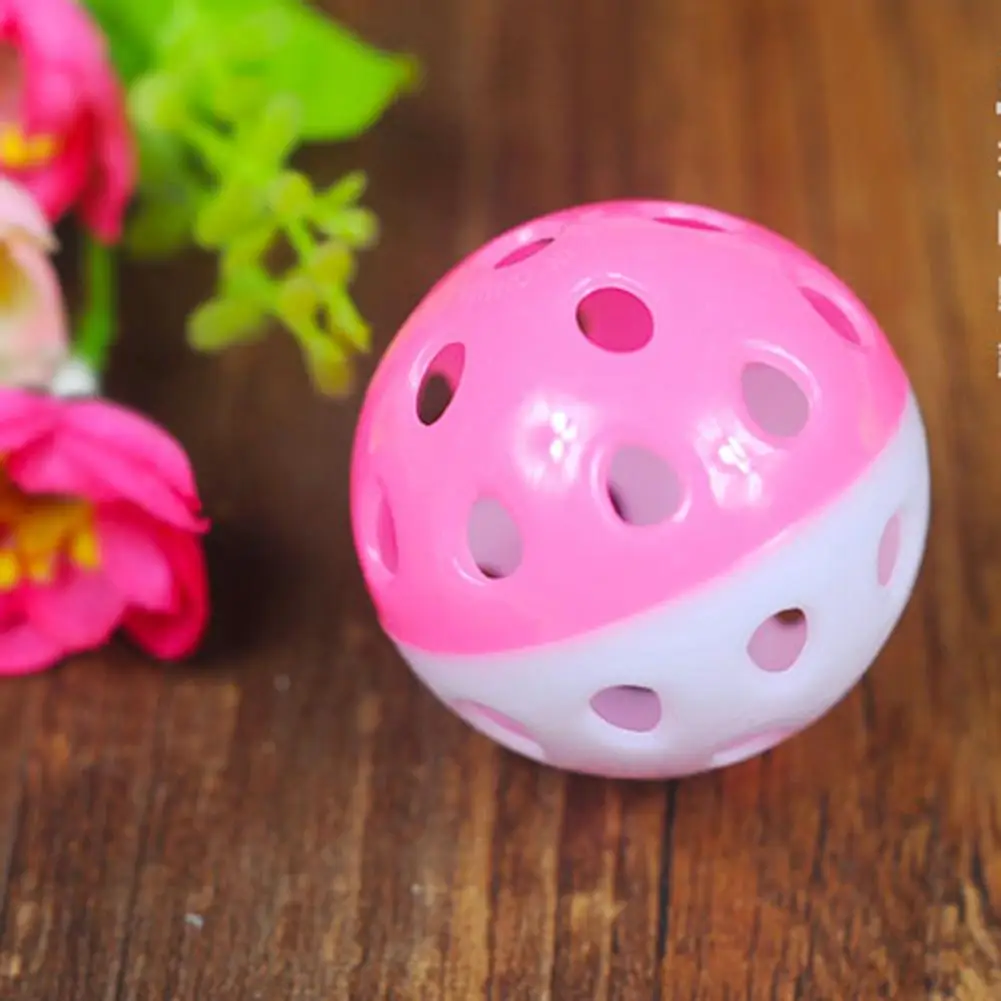 Пластиковый щенок кот Круглый игровой мяч с колокольчиком погремушка