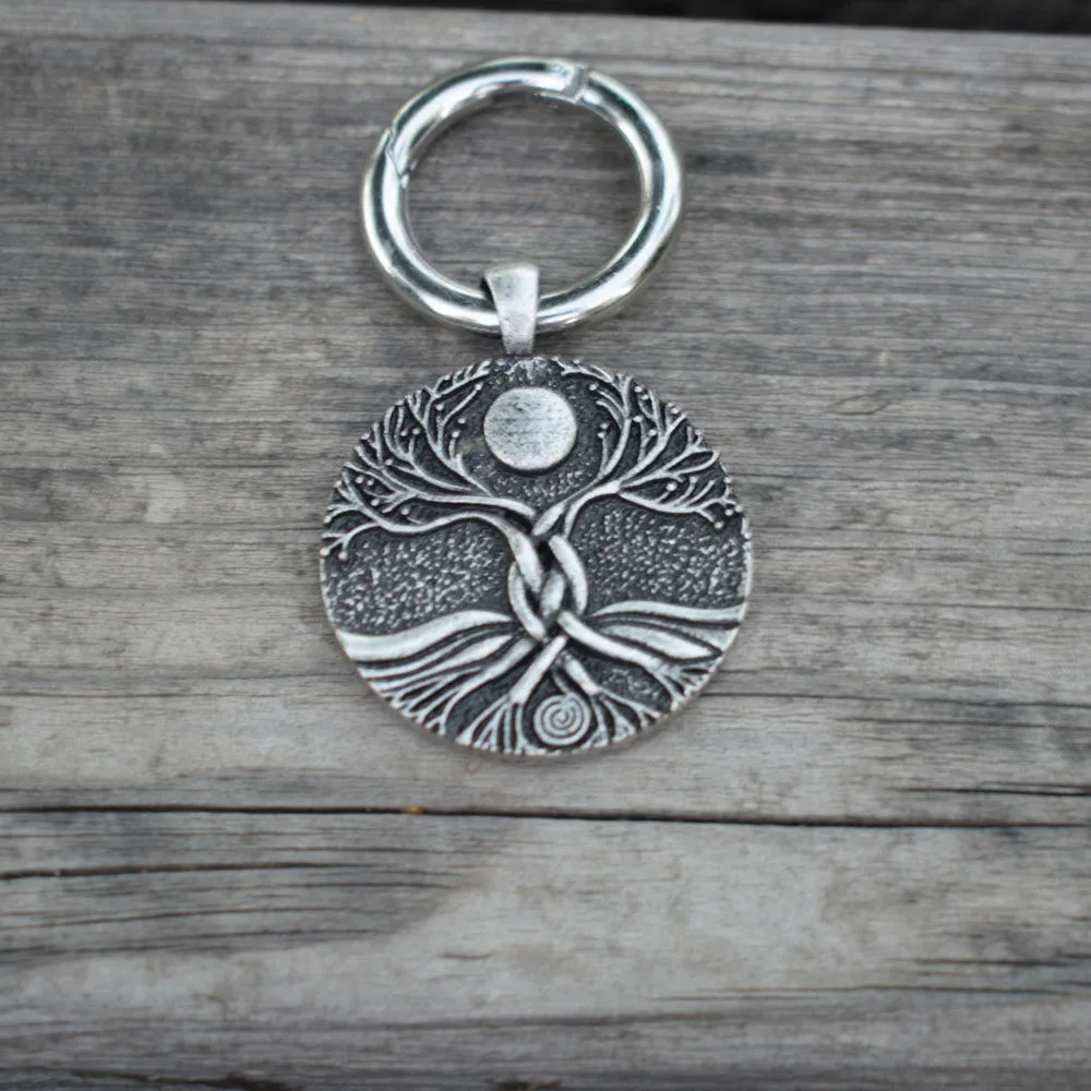 Sanlan 1 шт. Celtics Древо жизни ожерелье амулет|Брелоки| |