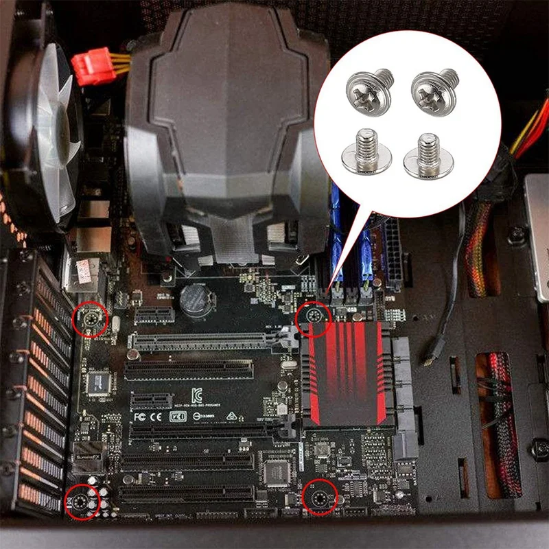 360PCS Personal Computer Screw Pc Case Screws Motherboard Standoffs for Hard Drive Fan Power Graphic | Компьютеры и офис