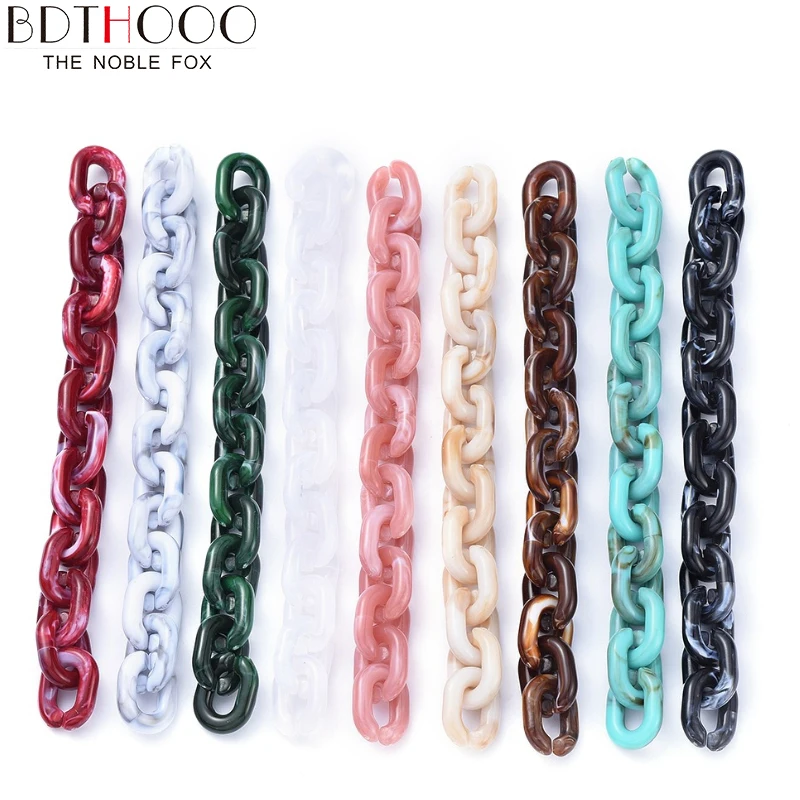 

20-120cm U-shaped acrylic chain resin chain hardware acrylic wrapped chain shoulder strap DIY Shoulder belt chainVersatile chain