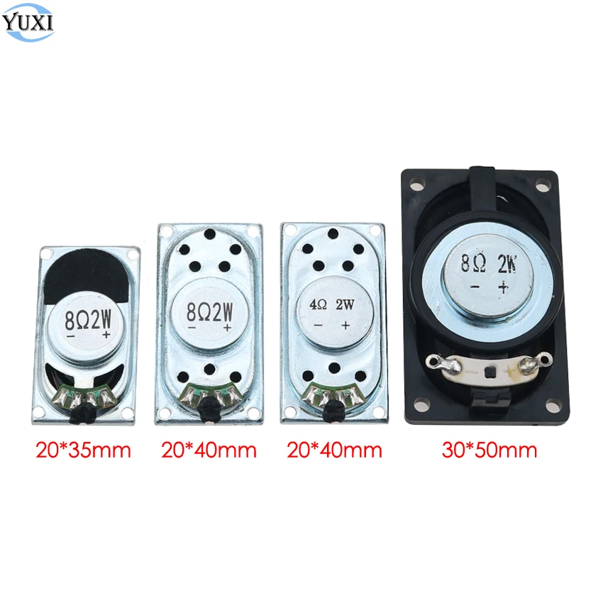 

YuXi 1 Piece Notebook Speaker Horn 2W 4R 8R 4020 3520 5030 Loud speaker 4 8 ohms 2 Watt 50*30 35*20 40*20mm thickness 5mm 5.4mm