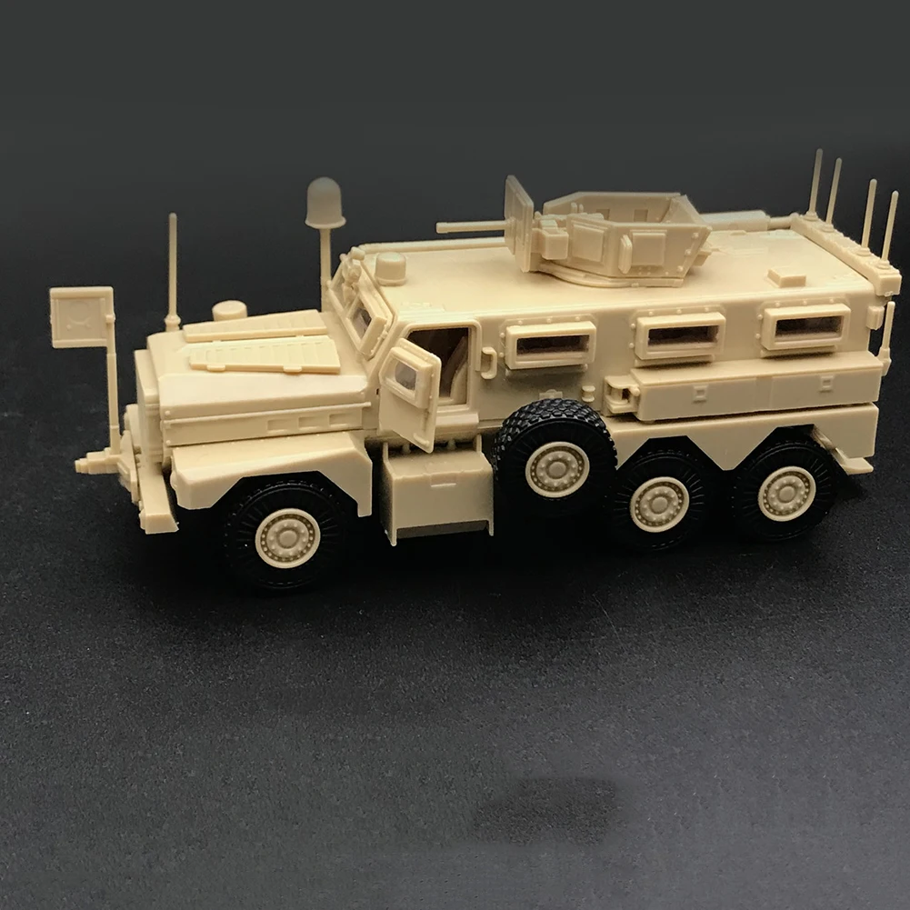 Высокая имитация 1/72 моделирование 6X6 Пума военная модель грузовика 3D головоломка Строительная игрушка коллекционная с витриной