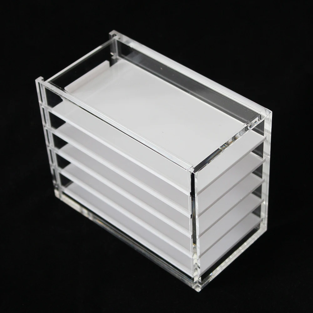 New 5 Layers Acrylic Pallet False Eyelashes Storage Box Lash Extension Display Rack | Красота и здоровье