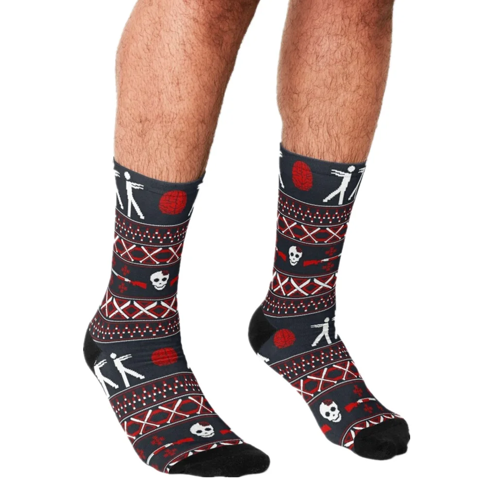 

2021 Funny Socks Men harajuku Triangle Tiger Socks Printed personality Happy hip hop Novelty Skateboard Crew Casual Crazy Socks