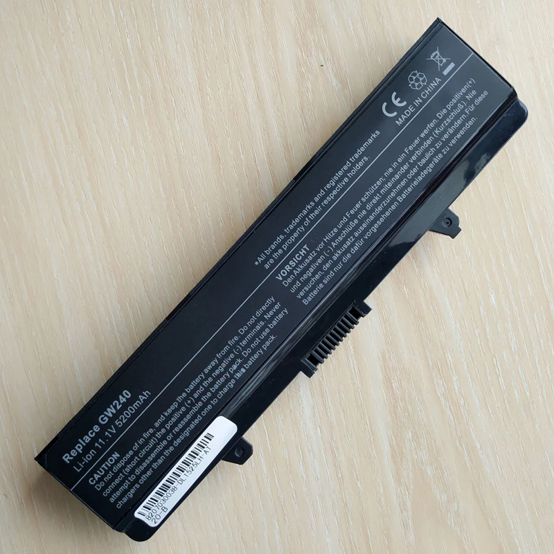 6 ячеечный Сменный аккумулятор для ноутбука Dell Inspiron 1525 1526 1545 WK380 WK381 WP193 X284G XR682 XR693