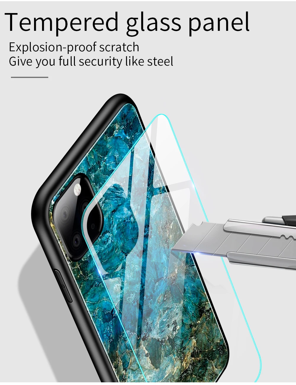 Eqvvol чехол из закаленного стекла с градиентом для iPhone 11 Pro MAX X XS XR, чехол с изображением звездного неба для iPhone 7, 8 Plus, 6, 6 S, цветные Чехлы, чехол