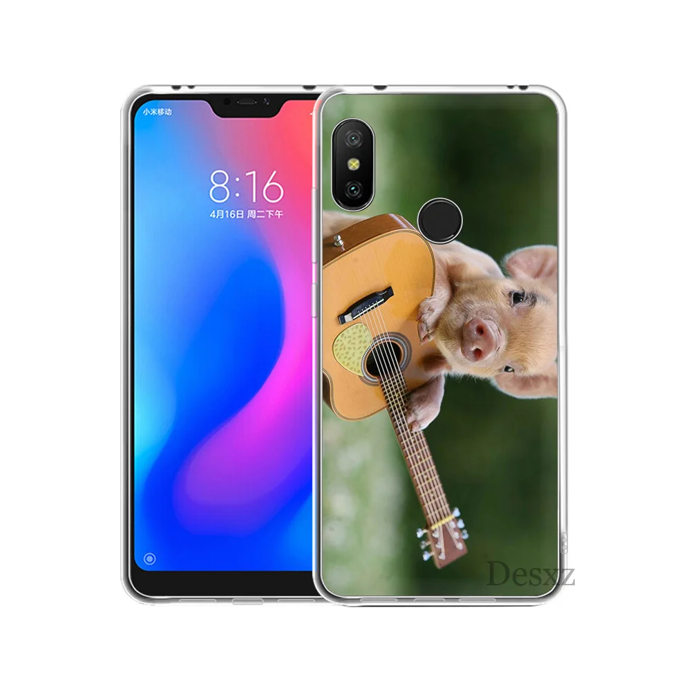 Чехол смешной с изображением поросенка для Xiaomi Redmi mi 8 SE Примечание 5 5A 6 6X Pro X 2S A2 Lite