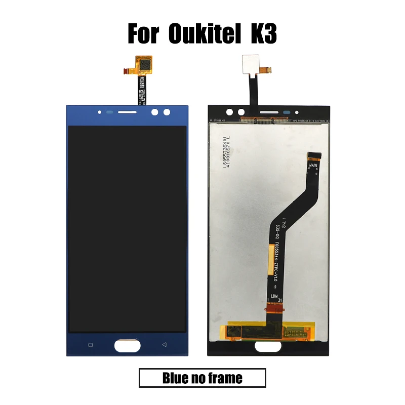 BingYeNing 5," для Oukitel K3, ЖК-дисплей и сенсорный экран, дигитайзер с рамкой, экран, аксессуары для телефонов, инструменты для замены в сборе