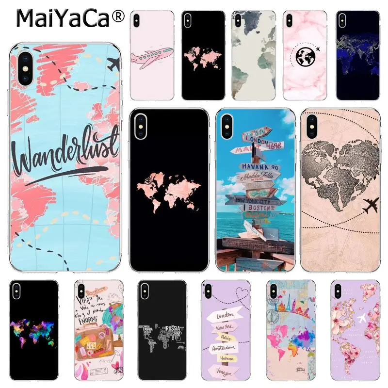 Дорожная карта Ailplane дорожный знак печать рисунок чехол для телефона iphone 11 12 ProMAX X