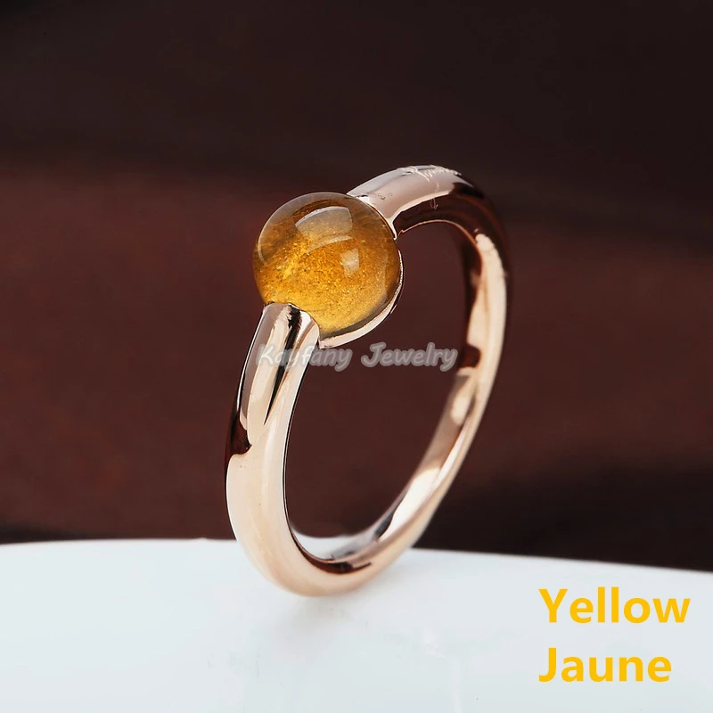 2021 Real Charm Jewelry 4 Colour Round Big Crystal Rose Gold Plated Wedding Rings For Women Party Gifts Surprise Price |