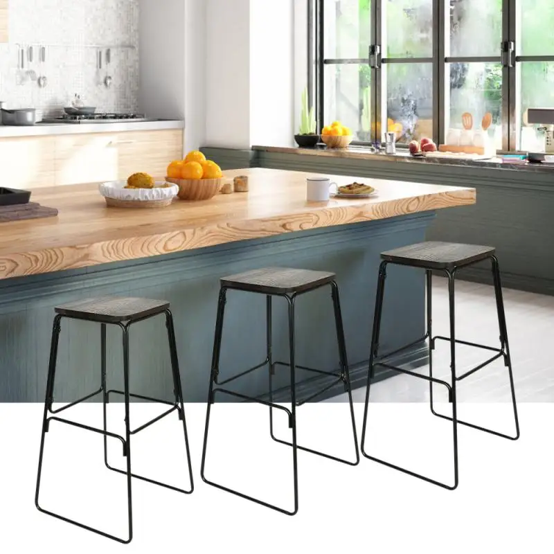 Designer Modern Minimalist Bar Chair Home Comfortable Industrial Style Fashion Durable Iron High Stool Furniture HWC | Мебель