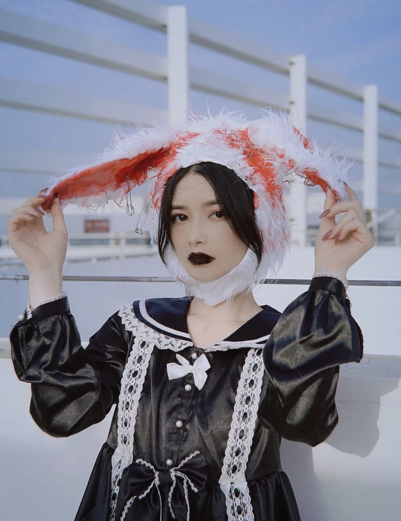 Ruibbit японские милые шапки с кроличьими ушками для девочек в стиле Харадзюку