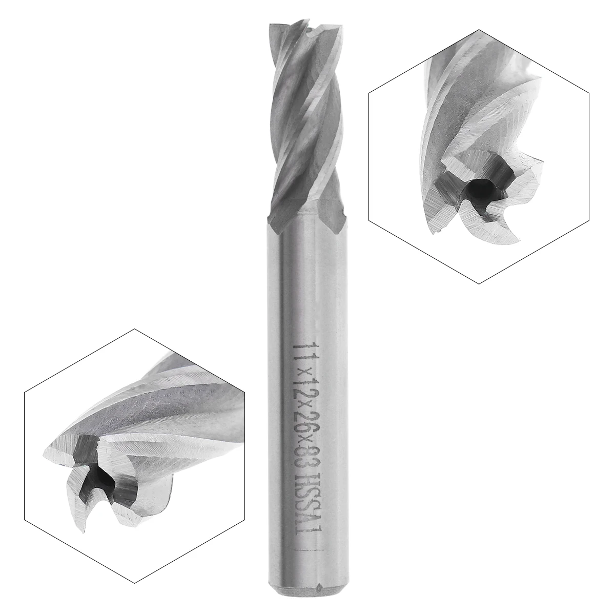

TORO 2.5/3/4/5/6/7/8/9/10/11/12mm 4 Flute HSS & Aluminum End Mill Cutter with Super Hard Straight Shanks for CNC Mold Processing
