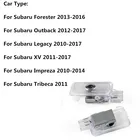 Светодиодная подсветка для дверей автомобиля, лазерная проекция логотипа, лампа тени призрака для SUBARU Forester Outback, наследие, Lmpreza XV, автозапчасти