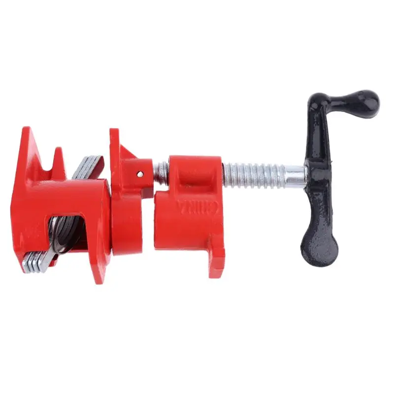 

2020 New3/4" Heavy Duty Pipe Clamp Wood Gluing Pipe Tube Clip Set Woodworking Clamp Tool