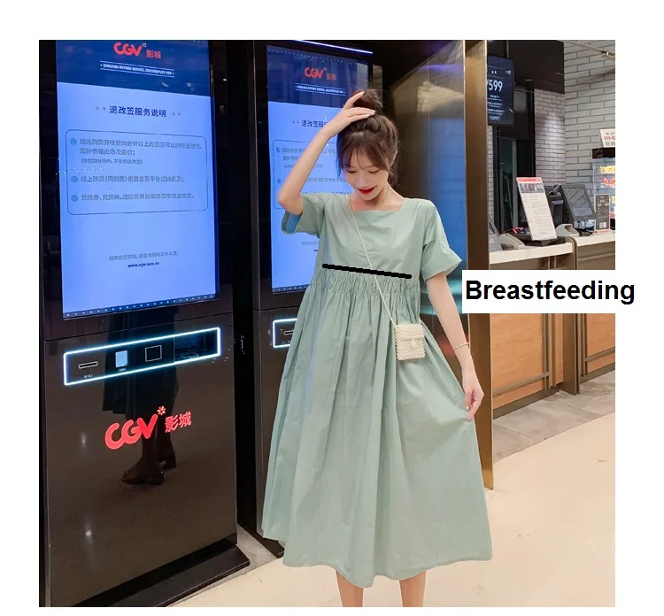 Женское платье с большим бантом летнее хлопковое большого размера для