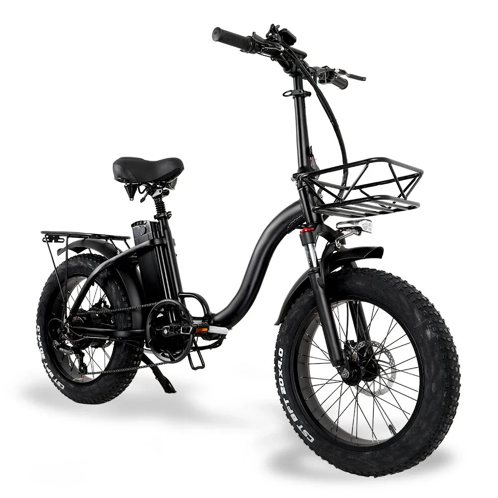 Preise (EU Lager) CMACEWHEEL Leistungsstarke 750W 48V Elektrische Fahrrad Erwachsene Fahrrad Schnee Berg 20 Zoll Klapp Fett Reifen Ebike Für Mann Frauen
