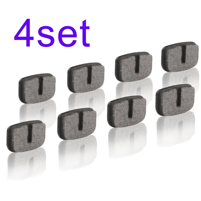 

4 пары 2-тактных дисковых тормозных колодок для мотоцикла 43cc 47cc 49cc, детский мини-велосипед, железный электрический скутер, велосипедные аксе...