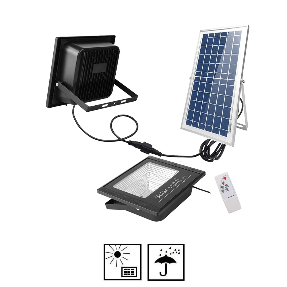 solar led outdoor lighting LED garden Street Light With Controller Color Adjustable WallDetector for Barn Porch Lamp split | Лампы и