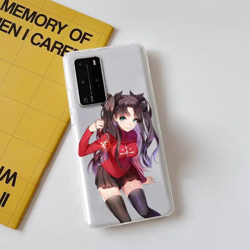 TOPLBPCS Fate Stay Night Rin Tohsaka чехол для телефона Huawei P20 30 pro lite Psmart 2019 Y5 6 7 Honor 8 10 i Mate 20lite |