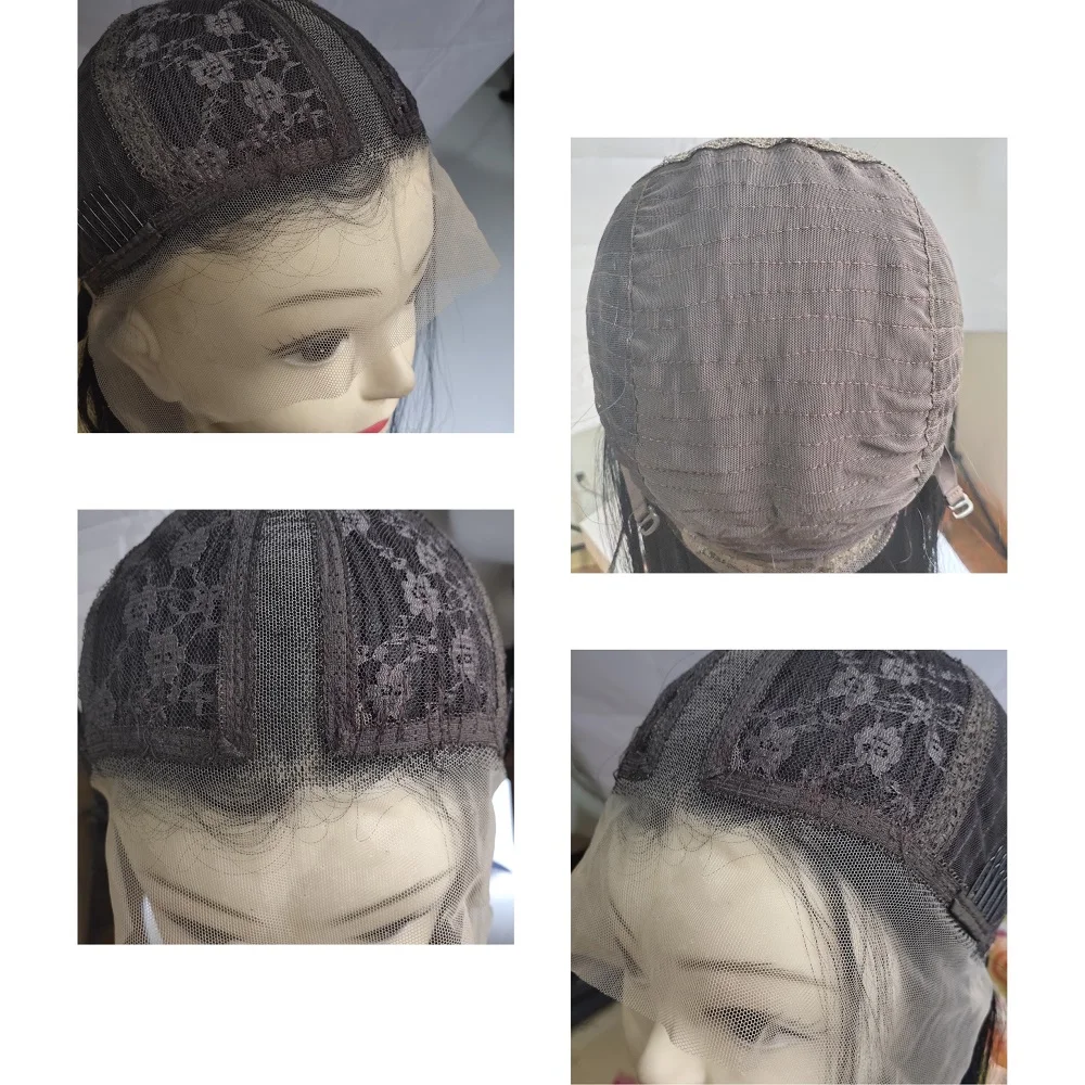 

180%Density Long Orange Kinky Curly Preplucked Glueless Synthetic Lace Front Wig For Women Baby Hair Natural Hairline Wig