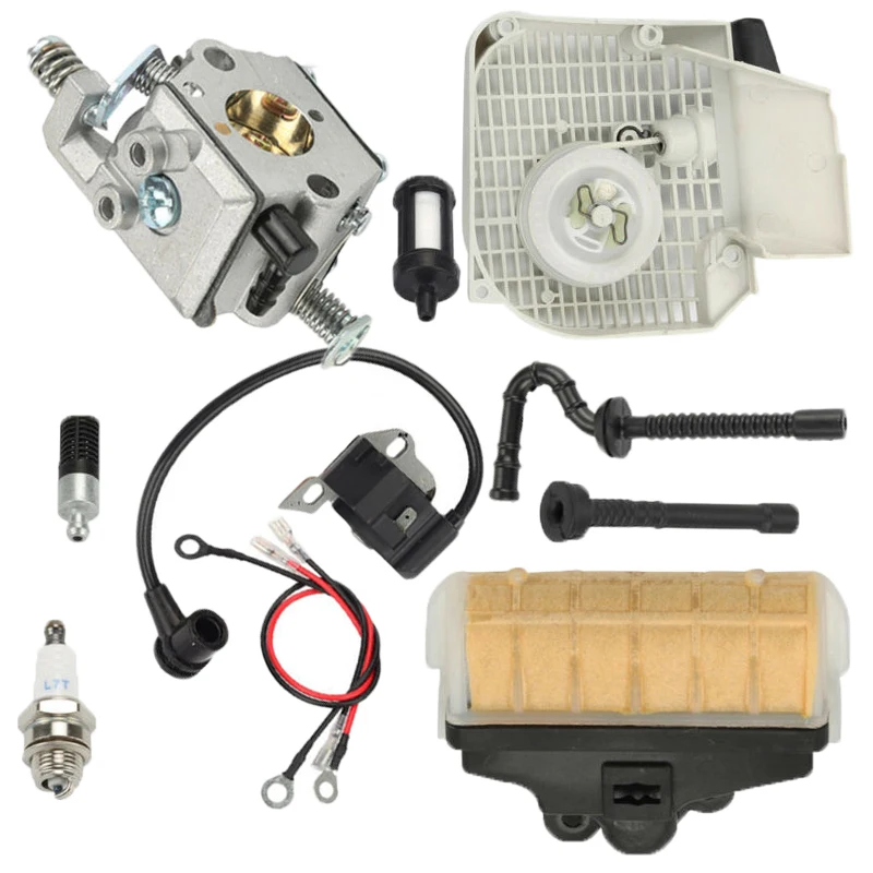 

Air filter Carburetor kit Fuel pipe Oil circuit Spark plug For Stihl MS230