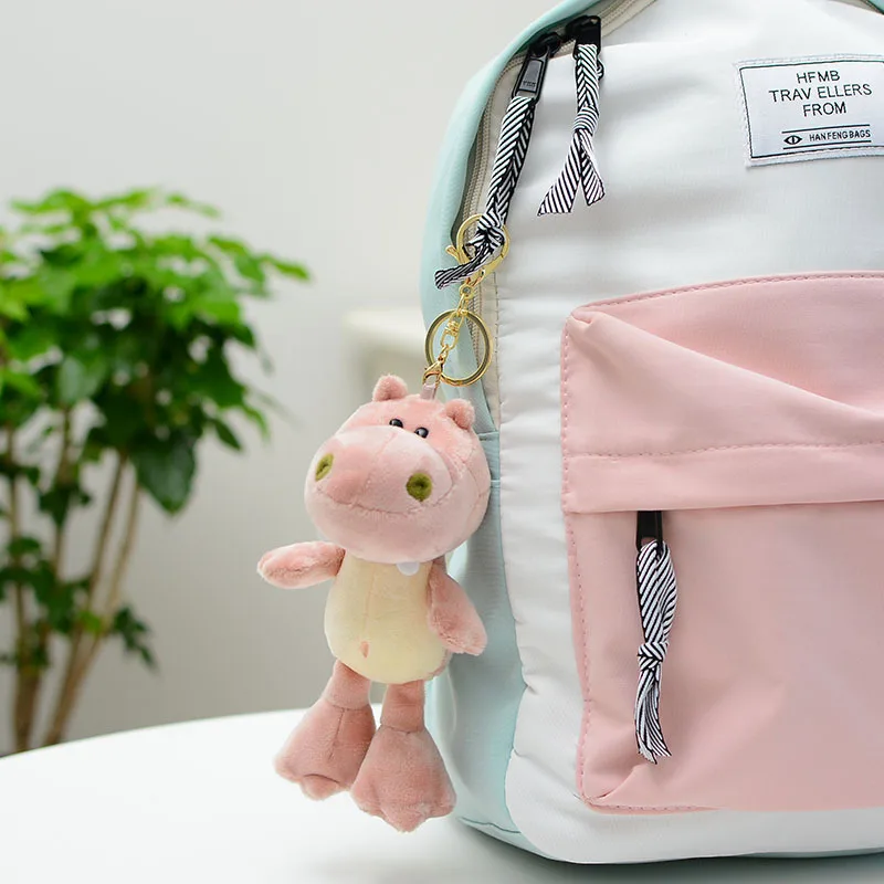 16 см креативная плюшевая сумка для маленькой куклы с изображением динозавра