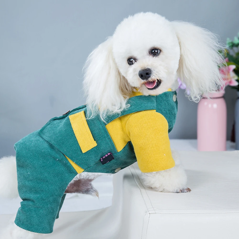 

Fashion Fleece Pet Dog Clothes For Dogs Coat Sweatshirt Bodysuit Four Seasons Dog Clothing Cartoon Pets Clothing Bodysuit