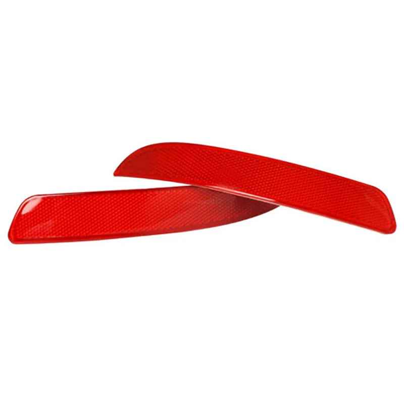

Car Bumper Reflector Exterior Set 2pcs Auto Cover Lamp Lens Light Parts