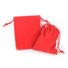 10 шт.лот 7*9 см Бархатный мешочек тканевый мешок для хранения сумки цветные сумки оптом