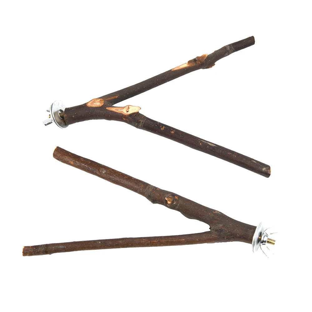 Parrot Bird Standing Stick Wood Pole Cockatiel Parakeet Perches Bite Claw Grinding Toy Cage Accessories Pet Toys | Дом и сад