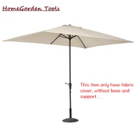 2x32x2m garden outdoor parasol canopy cover parasol umbrella clothes for patio pool sun shade shelter without metal stand