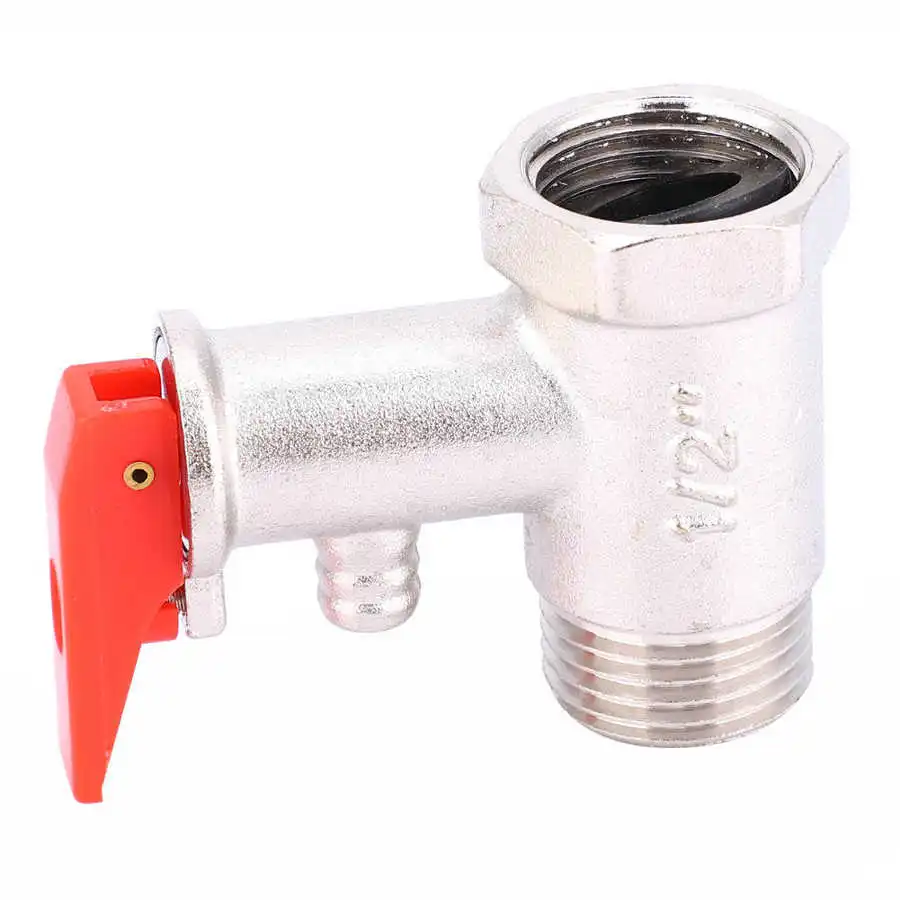 Предохранительный клапан для водонагревателя рельефный обратный латунный 0 9