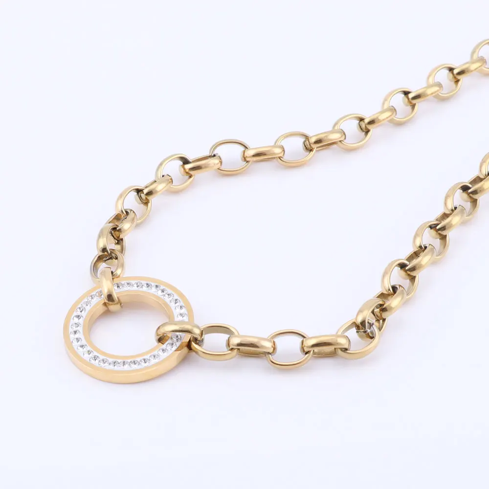 CYNTHIA горячая распродажа ювелирные наборы из нержавеющей стали женские круглые