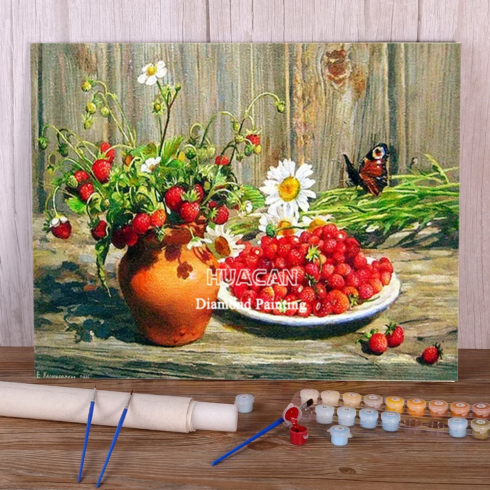 

Набор для рисования акриловыми красками "цветы, фрукты", 50 Х70 см