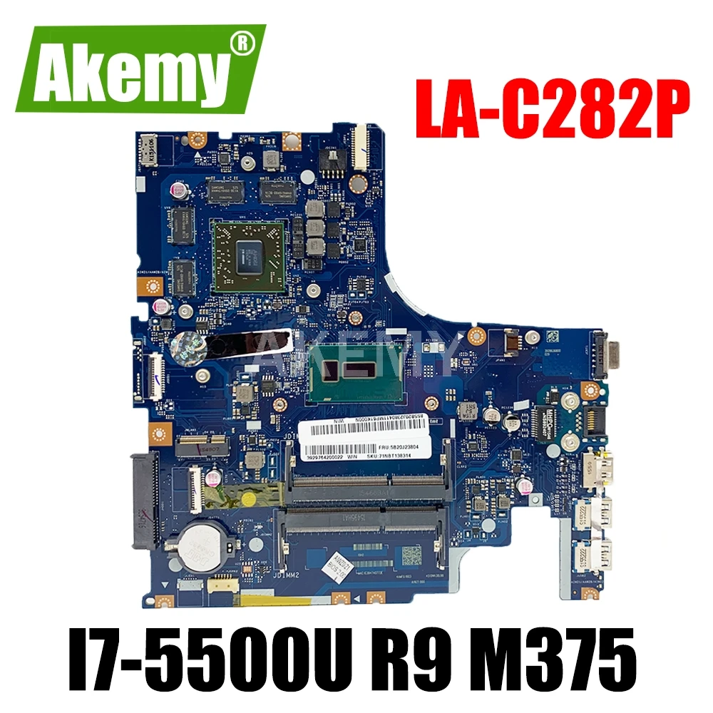 AIWZ0/Z1 LA C282P материнская плата для For Lenovo Z51 70 Y50C XIAOXIN V4000 ноутбука CPU i7 5500U R9 M375 100%
