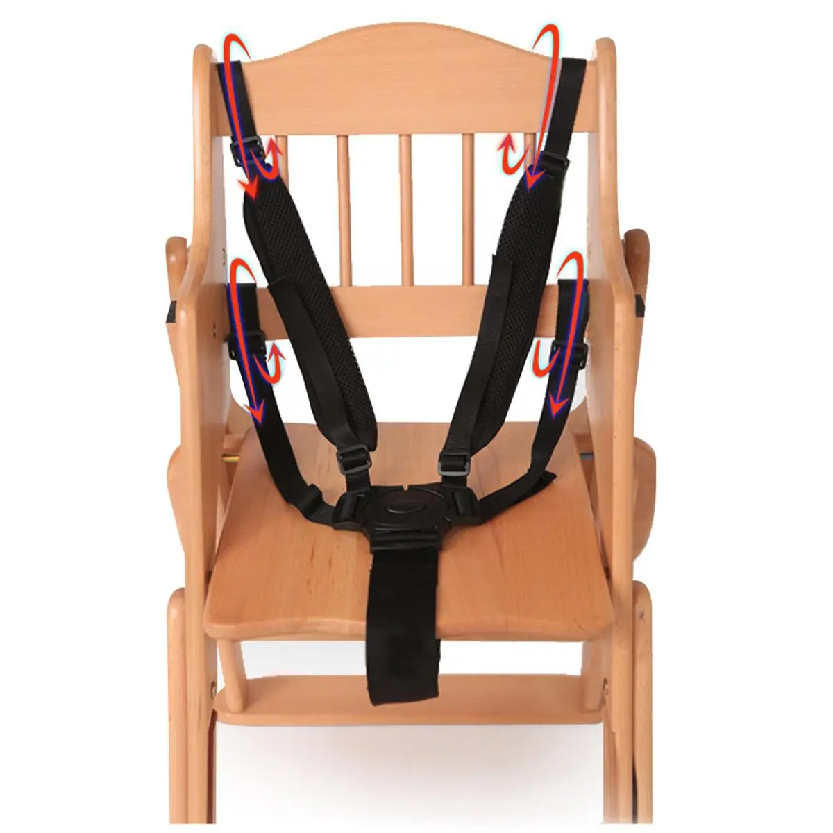 

Универсальное Детское 5 точечные ремни безопасности, безопасный ремень для ремней безопасности для коляски детский стульчик коляска детск...