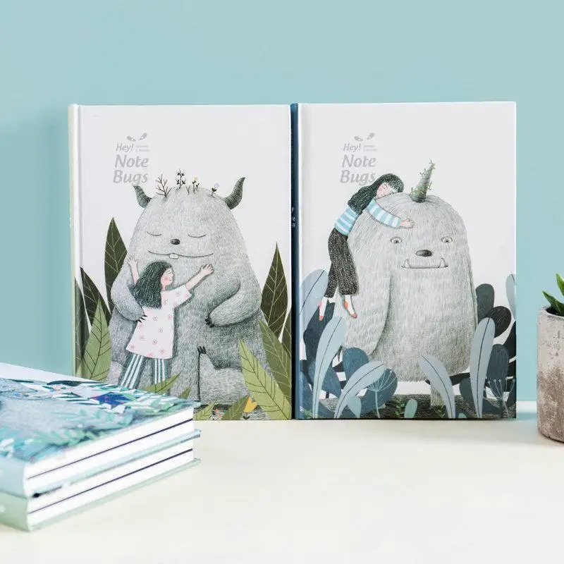 Блокнот в корейском твердом переплете блокнот для набросков мультяшный дневник