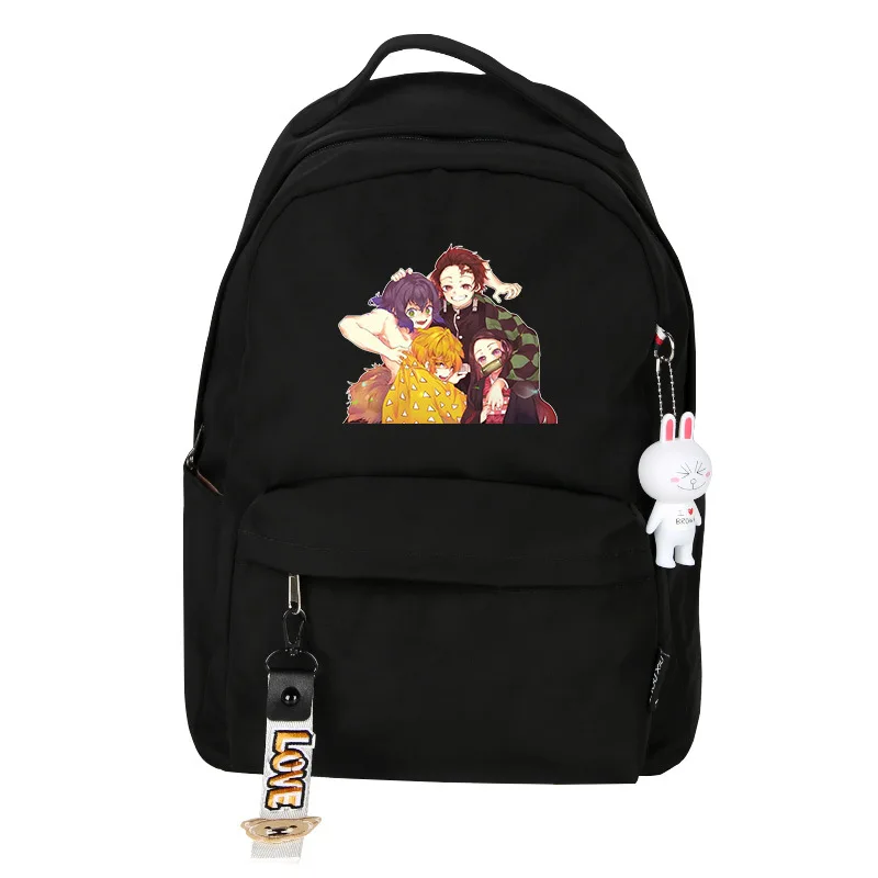 Demon Slayer Kimetsu no Yaiba, реквизит для косплея, рюкзак Nezuko, Большой Вместительный ранец, дорожная уличная сумка Kamado Tanjirou